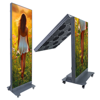 Écran d'affichage LED publicitaire pliable pour intérieur, modèle P1.25, P1.53, P1.86, P2, P2.5