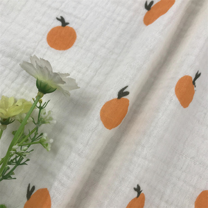 Wholesale <strong>Organic</strong> <strong>Cotton</strong> Muslin Fabric Rolls 4 Layer Crinkle <strong>Gauze</strong> Combed Yarn 120gsm Weight Good Price for Boys Girls Pillow - Product Image 4