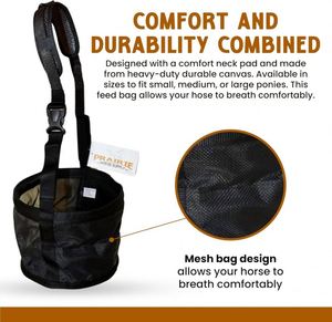 Muestra gratuita: Bolsa para alimento de caballos, Bolsa para grano, Bolsa de malla resistente BSCL, Bolsa Feed Rite, Muzzle para caballos - Product Image 2