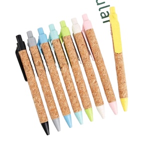 ปากกาคลิกทำจากฟางข้าวสาลีรักษ์โลก และปากกาพิมพ์ลายตามสั่งแบบย่อยสลายได้สำหรับของขวัญส่งเสริมการขาย - Product Image 2