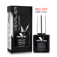 VENALISA Nail Art longue durée trempé Nowipe couche de finition Gel facile à décoller base d'eau vernis émail Gels de base