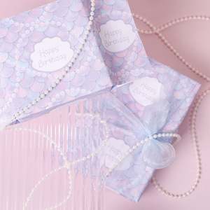 Wholesale High Quality <b>Birthday</b> Tissue Rolls Mermaid Gift Packaging <b>Wrapping</b> <b>Paper</b> Roll Uperior Craftsmanship - Product Image 6