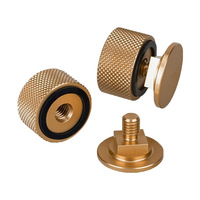 Fixations en aluminium Casque de soudage Vis de la bande transporteuse usinée CNC Oxyde noir Rondelle d'étanchéité ovale métrique M4 M6 M8 M3