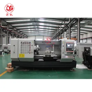 cnc flatbed lathe QK1325 cnc pipe thread lathe flatbed machine