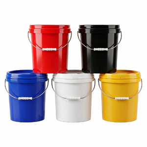 Cubo de plástico Lianhao de 5 galones (20L) para construcción, cubo de plástico de 1 litro para almacenamiento de alimentos, cubo de pintura con precinto de seguridad - Product Image 5