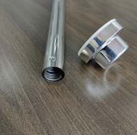 Rail de rideau de salle de bain personnalisé tuyau de rideau de douche de salle de bain tringle de douche à ressort en acier inoxydable tringle à rideau de bain
