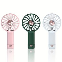 Agent d'exécution de dropshipping 2025 Mini ventilateur électrique portable de bureau USB rechargeable pour la maison et le bureau Ventilateur de table d'été