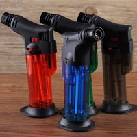 JIA XIN – torche à gaz pour barbecue de cuisine, vente en gros, grande couleur, flamme, Butane, Jet, gaz, coupe-vent, rechargeable, briquet