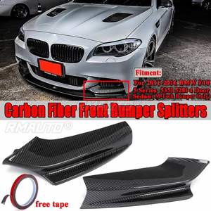 Divisor de Parachoques Delantero de Fibra de Carbono Real para BMW F10 Serie 5 535i 528i M Sport Sedán 2011-2016 - Product Image 1