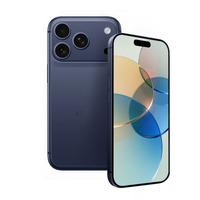 Téléphone portable débloqué version américaine 5G de 6,3 pouces, 256 Go, bleu foncé et orange univers, pour 17 Pro