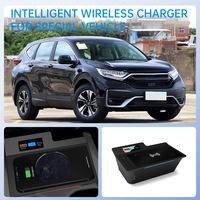 CARSOUL Chargeur sans fil rapide pour voiture 15W QC3.0 pour Civic Accord Inspire City Center Console Charging Pad