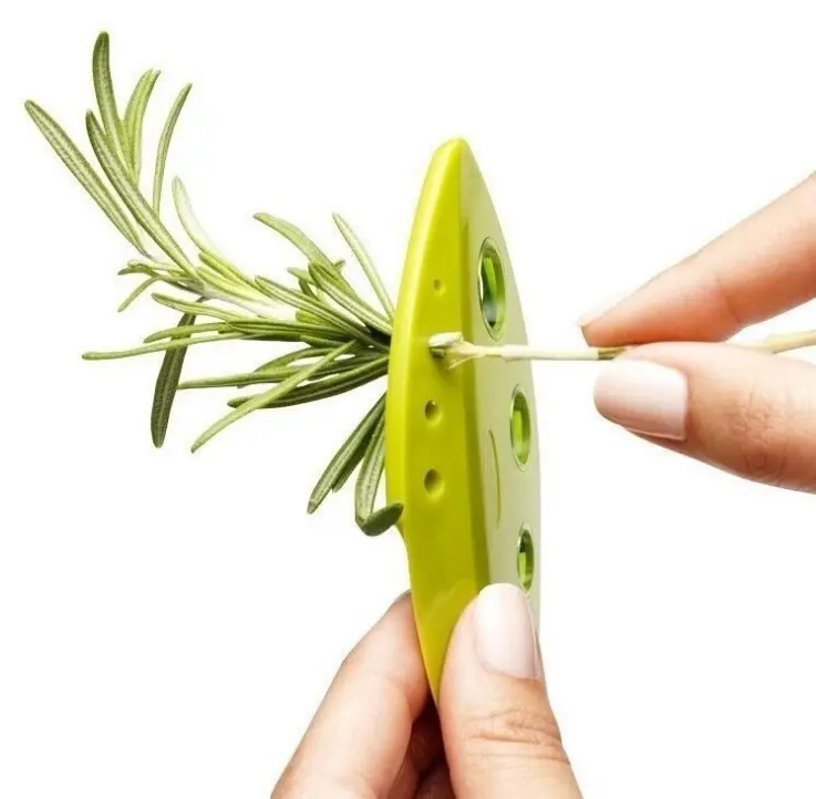 Wholesale New Plastic Leaves Remover Kale, Chard, Collard Greens Loose Leaf Herb Stripping Device Vegetable Leaf Stripper