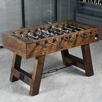 Table de football en bois de pin massif de haute qualité, grande taille 1,4 m, pour adultes, table de baby-foot d'intérieur, pour la maison, le club, les jeux de loisirs