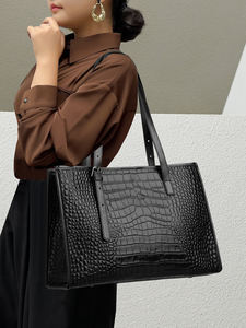 Bolsos personalizados de fábrica nuevos de alta calidad con patrón de cocodrilo para mujer, bolsos de mensajero para mujer, bolsos de hombro para mujer - Product Image 5