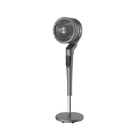 Ventilateur de circulation électrique DC à vent fort réglable en hauteur 12 vitesses ventilateur de Table de vitesse du vent ventilateur debout à distance numérique