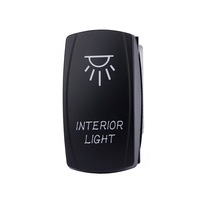 Interrupteur marin étanche 12-24V SPST ON-OFF, interrupteur à bascule marin 5 broches, double LED, gravure laser, personnalisation du motif prise en charge