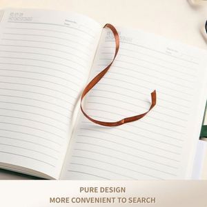 Custom Logo High-Value Tree Pattern Soft Leather Thickened Diary Business <b>Notepad</b> <b>A5</b> Gift - Product Image 3