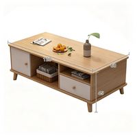 Table basse scandinave en MDF, table de salon, fabrication OEM ODM, prix bas, faible MOQ, table basse minimaliste pour salon et maison