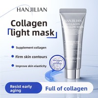 Masque peel-off hydratant et raffermissant au collagène, effet peau de rose, formule à appliquer à la demande