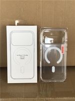 Nouveaux accessoires de téléphone portable étui transparent Tpu acrylique étui de téléphone magnétique antichoc pour Iphone 17/17 Pro/17 Air/17 Pro Max