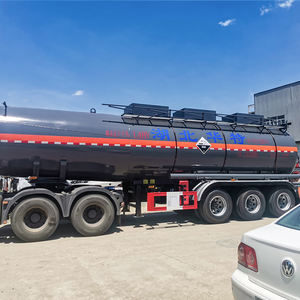 Semi-remorque en acier au carbone personnalisable de type semi-suspendu à corrosion à grand volume directement de l'usine pour utilisation sur camion - Product Image 1
