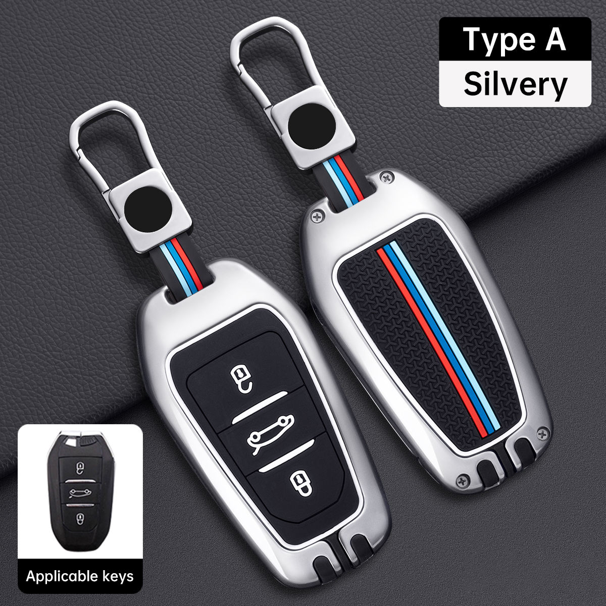 Type A-silvery+metal buckle