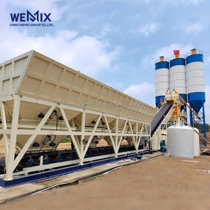 เครื่องผสมคอนกรีต MHZS180สำหรับโรงงานผสมคอนกรีตปราศจากรากฐานสายพานป้อนคอนกรีต - Product Image 1