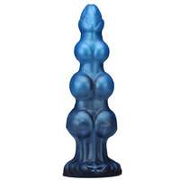 Godemichet et plug anal XXL en silicone, forme animale fantastique, avec ventouse, jouet sexuel féminin réaliste, souple, multicolore et flexible
