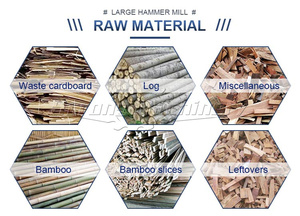Hammer Large <b>Wood</b> <b>Crusher</b> Machine Making Sawdust for Sale - Product Image 4