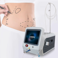 980nm 1470nm Diode Laser Lipolyse Corps Chirurgie Plastique Machine Endolaser Lifting Resserrement de la Peau du Visage