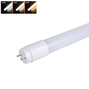 Switch Control CCT Color Temperature Adjustable Light Tube Lamp 9w 12w 18w 2ft 3ft 4ft T8 Led Light Tube