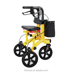 New Design 3 Wheel Folding Rollator <strong>Walker</strong> <strong>with</strong> Seat for Seniors - Product Image 4