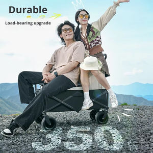 Açık Hava Kamp Arabası Taşınabilir Katlanır Mobil Tezgah Arabası Çocuklar İçin Yatarlı Büyük Karbon Çelik Arazi Tipi Tekerlekli Konteyner Depolama - Product Image 6