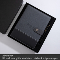 Artículo de negocios personalizado diario portátil con pantalla de lujo inteligente Powerbank carga inalámbrica portátil con cable USB