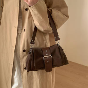 Nuevo Bolso de Punto Vintage para Mujer, Bolsos de Hombro Casuales de Verano, Bolsos de Mano Estilo Patchwork para la Playa y las Vacaciones - Product Image 3