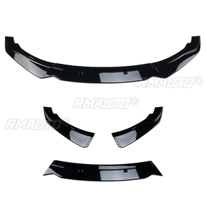 3 pièces Lame de pare-chocs avant pour BMW F20 F21 116i 118i 120i 2011-2019, Kit carrosserie, Spoiler, Lame de séparation aspect carbone, Accessoires automobiles - Product Image 5