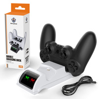 Station de charge rapide pour deux manettes RTS avec indicateur LED pour PS4 et PS4 Slim Pro