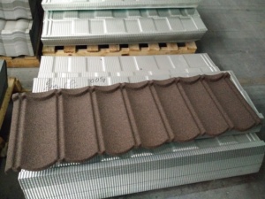 Tuiles de toiture en acier revêtues de pierres, <span class=keywords><strong>anti</strong></span>-âge, antichoc, lisses et modernes, à prix de gros, <span class=keywords><strong>anti</strong></span>-corrosion pour appartements - Product Image 6