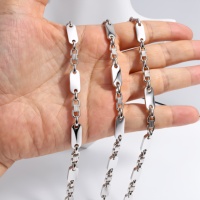 Nouveauté Ruikoo, chaîne de collier tendance en acier inoxydable ovale à maillons plats plaquée or 18 carats, fabrication de bijoux DIY pour hommes et femmes