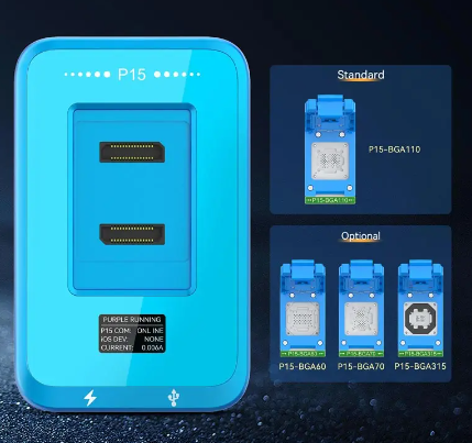 JCID JC P15 Programmer for BGA60/70/110/315 Module for iPhone 8 to 15 Pro Max Nand Reading, Writing Repairing and Code Checking