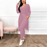 Pakaian Tidur Wanita Bahan Katun Rayon Lembut Nyaman, Legging Slim Fitness Viscose, Set Piyama Modal 3 Potong dan 2 Potong