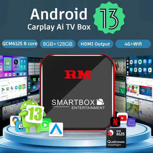 Caja de IA con Android 13 para Auto, Adaptador Inalámbrico CarPlay y Android Auto, Caja Multimedia con 4G, Compatible con <span class=keywords><strong>Netflix</strong></span>/YouTube - Product Image 5