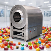 Machine automatique CST pour le saupoudrage de bonbons, tambour de polissage pour le revêtement de sucre des bonbons gélifiés