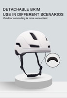 Casque de vélo certifié CE EN 1078 avec visière lumière LED pour adultes casque de vélo de sport double universel casque de cyclisme VTT