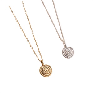 Wholesale Women Charms Jewelry Set Custom Geometric Round square Heart Pendant <b>Necklaces</b> Earrings - Product Image 1