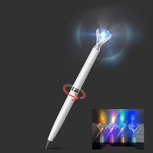 Lápices LED luminosos creativos estándar, diseño <span class=keywords><strong>de</strong></span> diamante colorido, tecnología eterna sin afilar, sin tinta, sin núcleo, negro, no es fácil - Product Image 5