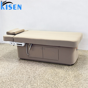 Kisen High Quality Electric Massage Bed Electronic Facial <b>Table</b> Lash Chair Big Size Lash Beauty Eyelash Bed on Sale - Product Image 2