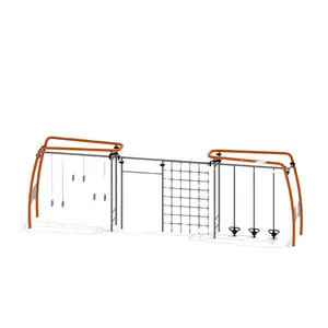 Bingkai panjat halaman belakang kecil, Area bermain luar ruangan Gym Metal Monkey Bar untuk anak-anak - Product Image 1