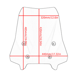 Pare-brise XXUN pour <span class=keywords><strong>moto</strong></span>, déflecteur de vent pour <span class=keywords><strong>BMW</strong></span> R1300GS ADV 2024-2025 2024 2025 24 25 - Product Image 6