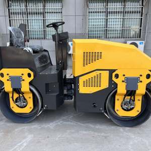 Mini rouleau de route diesel simple à double tambour compacteur 1 tonne-3 tonne compacteur à rouleaux vibrants moteur pompe à noyau - Product Image 2